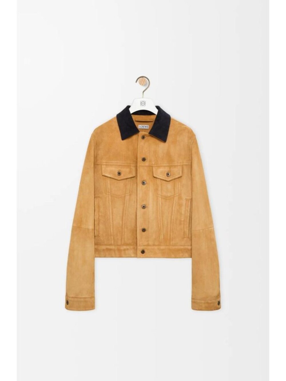 Loewe Suede Leather Jacket Tag Size 50 Men